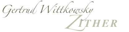 Logo Gertrud Wittkowsky - Zither